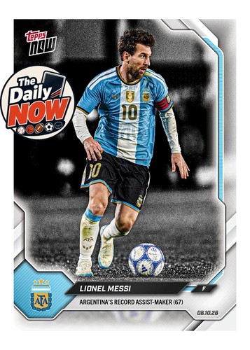 Scheda 2026 topps now lionel - scheda,