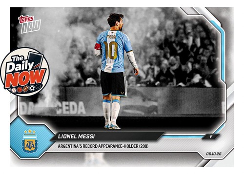 2026 topps now lionel - now, messi