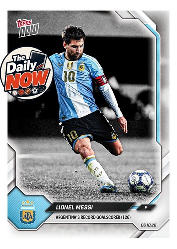 Carta 2026 topps now lionel - topps,