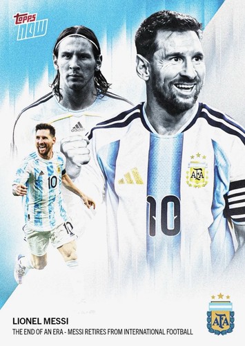 2026 topps now lionel messi - messi, #1